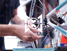 Tablet Screenshot of masoncyclewerks.com
